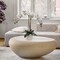 25-Inch Realistic White Orchid Arrangement – Artificial Phalaenopsis Flowers with Natural Leaf Details in Ceramic Pot for Home & Office Decor